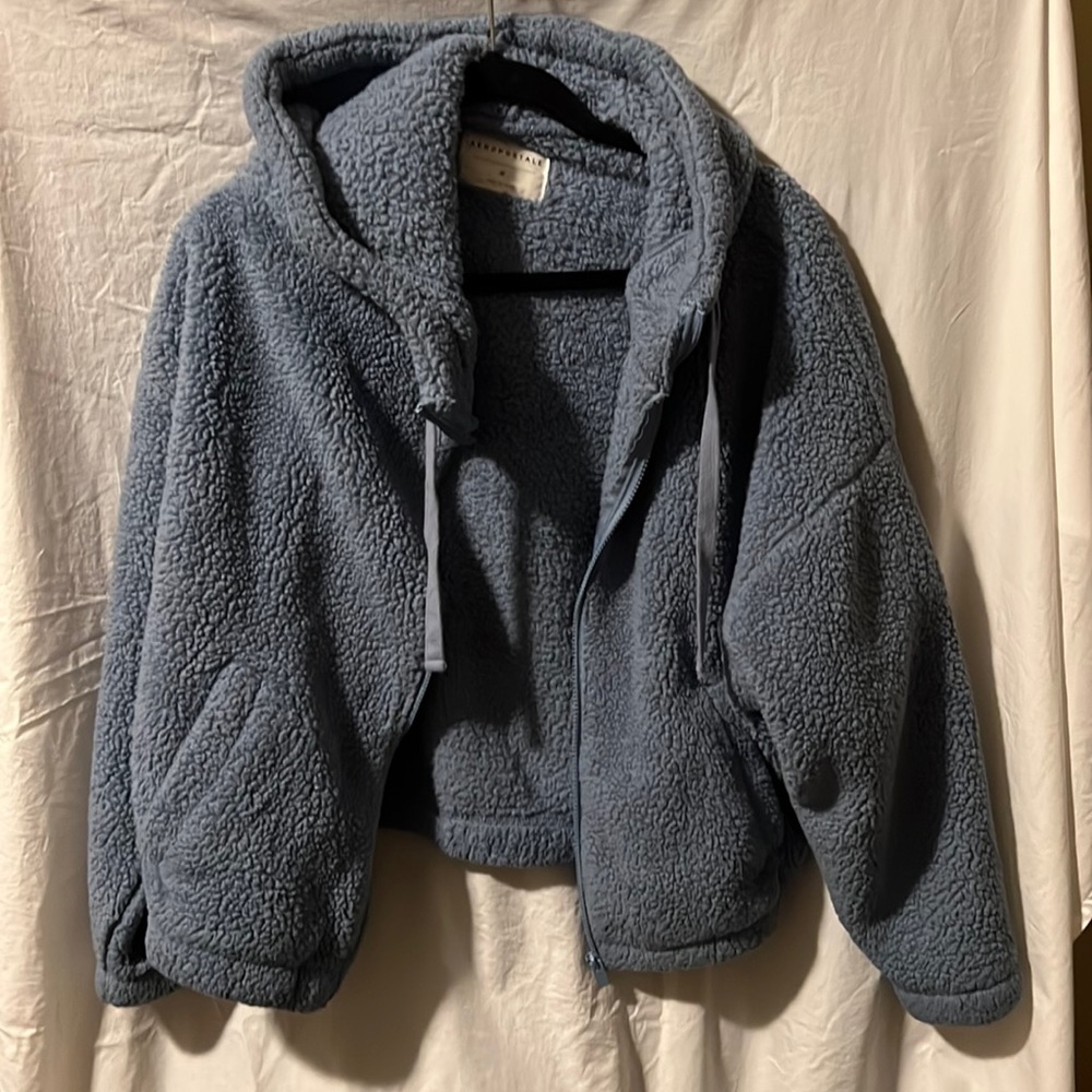 Gently used. Aeropostale hooded fleece. Medium. Women’s